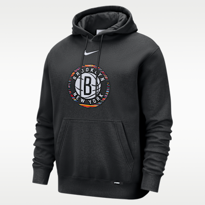 Brooklyn Nets City Edition Men's Nike Club Hoodie. Nike.com